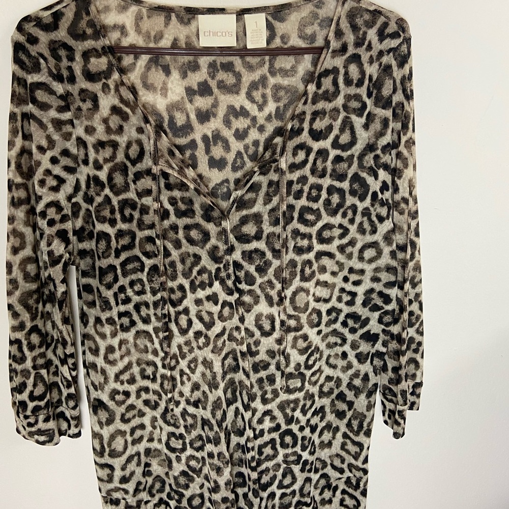 Chico’s leopard top